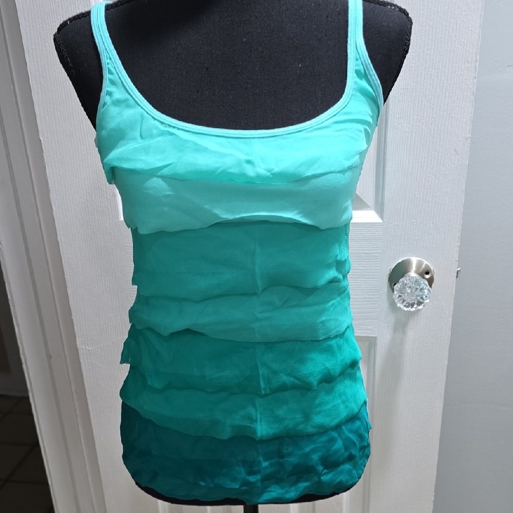 Aqua Layered Tank Top